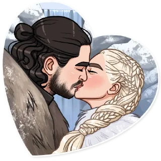 😚 emoji Гра престолів|@Stickery_UA|@Vergisticks Telegram sticker 18 of 26