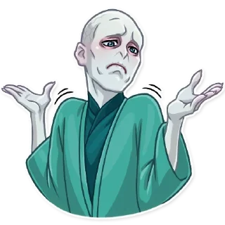🙁 emoji Волдеморт|@Stickery_UA|@Vergisticks Telegram sticker 20 of 30