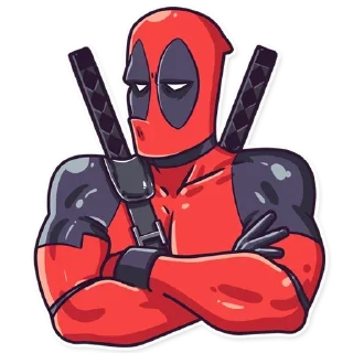 😒 emoji Дедпул|@Styckery_UA|@Vergisticks Telegram sticker 15 of 35
