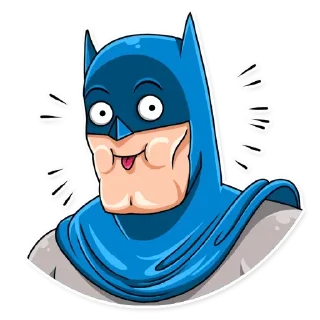 😛 emoji Бетмен|@Stickery_UA|@Vergisticks Telegram sticker 9 of 35
