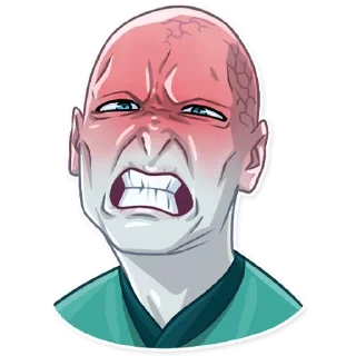 😡 emoji Волдеморт|@Stickery_UA|@Vergisticks Telegram sticker 9 of 30