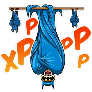 😴 emoji Бетмен|@Stickery_UA|@Vergisticks Telegram sticker 18 of 35
