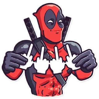 ☺️ emoji Дедпул|@Styckery_UA|@Vergisticks Telegram sticker 23 of 35