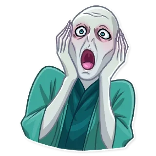 😱 emoji Волдеморт|@Stickery_UA|@Vergisticks Telegram sticker 24 of 30