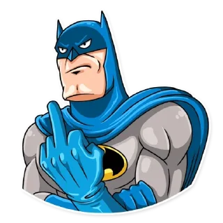 😠 emoji Бетмен|@Stickery_UA|@Vergisticks Telegram sticker 11 of 35