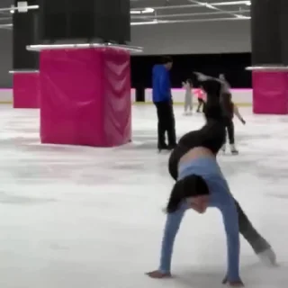 Sticker from Just skating girl