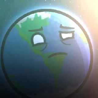 🤨 emoji ꒰ 🌎 ꒱ ᴇᴀʀᴛʜ (шаранутый космос) Telegram sticker 14 of 35