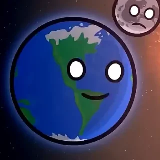 🌎 emoji 🌎 ꒱ Земля (ШК) Telegram sticker 7 of 120