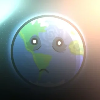 😳 emoji ꒰ 🌎 ꒱ ᴇᴀʀᴛʜ (шаранутый космос) Telegram sticker 23 of 35