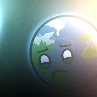 😟 emoji ꒰ 🌎 ꒱ ᴇᴀʀᴛʜ (шаранутый космос) Telegram sticker 22 of 35