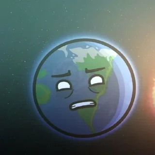 😬 emoji ꒰ 🌎 ꒱ ᴇᴀʀᴛʜ (шаранутый космос) Telegram sticker 9 of 35