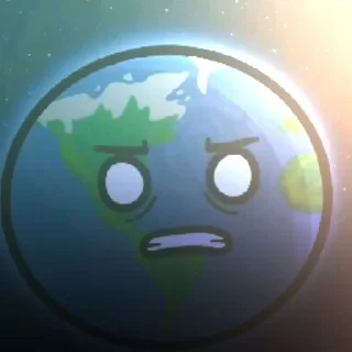 😡 emoji ꒰ 🌎 ꒱ ᴇᴀʀᴛʜ (шаранутый космос) Telegram sticker 21 of 35