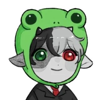 Sticker from <33