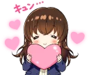 😍 emoji School girl ~Blazer~ :: @line_stickers Telegram sticker 20 of 40
