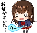🤤 emoji School girl ~Blazer~ :: @line_stickers Telegram sticker 24 of 40
