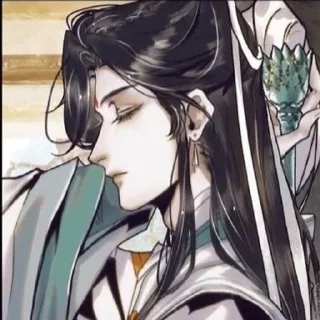 💨 emoji [ 🪷 ] 师青玄 | 𝗦𝗵𝗶 𝗤𝗶𝗻𝗴𝘅𝘂𝗮𝗻 ✧✦ Telegram sticker 20 of 66