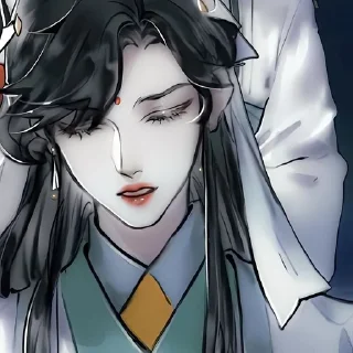 💨 emoji [ 🪷 ] 师青玄 | 𝗦𝗵𝗶 𝗤𝗶𝗻𝗴𝘅𝘂𝗮𝗻 ✧✦ Telegram sticker 4 of 66