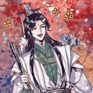 💨 emoji [ 🪷 ] 师青玄 | 𝗦𝗵𝗶 𝗤𝗶𝗻𝗴𝘅𝘂𝗮𝗻 ✧✦ Telegram sticker 19 of 66