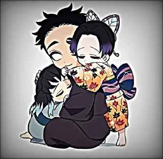 Sticker from @Muichironiisan (Not a ship) Muichiro and Shinobu