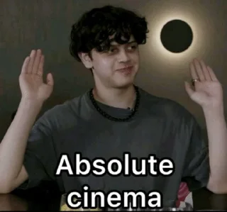 Sticker from absolute cinema
