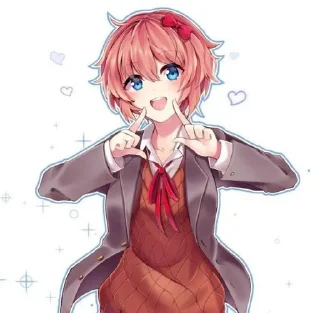 🎀 emoji Sayori!! @just_sanyd Telegram sticker 18 of 120