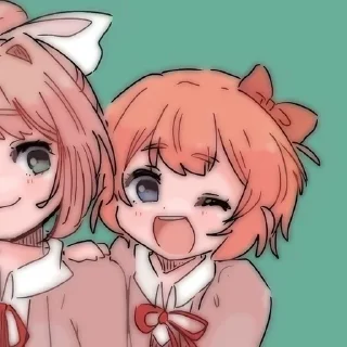 🎀 emoji Sayori!! @just_sanyd Telegram sticker 23 of 120