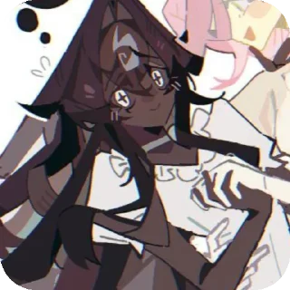 👄 emoji black forest cookie /🖤/ crk Telegram sticker 10 of 21