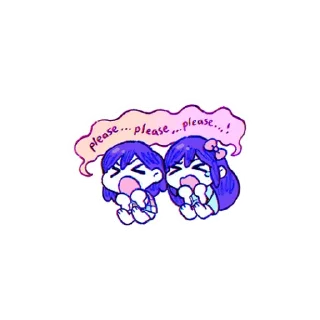 Sticker from . some OMORI .