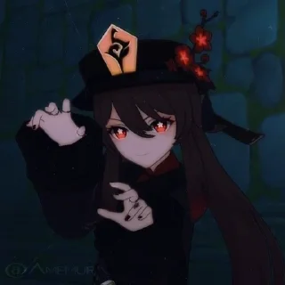 ♠️ emoji フー・タオ【 @kitty_row】 Telegram sticker 21 of 50