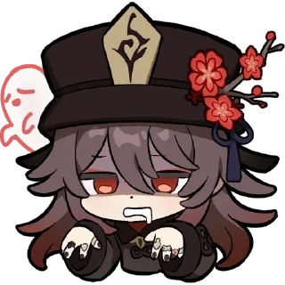 Sticker from ♥️♠️Ху Тао ♣️♦️