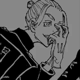 💎 emoji Риндо Хайтани. @Tokrewn Telegram sticker 5 of 22