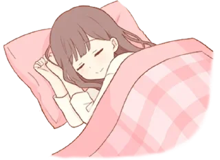 😴 emoji Милая леди - @tg_sticks Telegram sticker 23 of 30