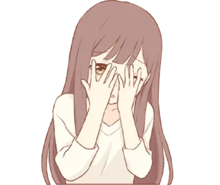 😨 emoji Милая леди - @tg_sticks Telegram sticker 18 of 30