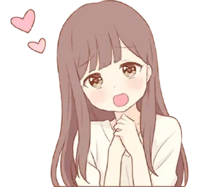 ❤️ emoji Милая леди - @tg_sticks Telegram sticker 6 of 30