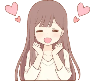 🥰 emoji Милая леди - @tg_sticks Telegram sticker 8 of 30