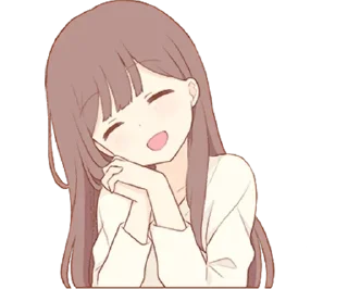😄 emoji Милая леди - @tg_sticks Telegram sticker 11 of 30