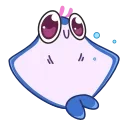 Sticker from Stingray Smiles