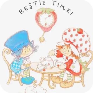 Sticker from Strawberry Shortcake