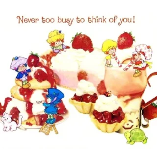 Sticker from Strawberry Shortcake