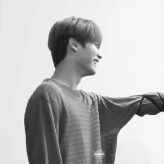 ⭐️ emoji minho bw @inliffe Telegram sticker 10 of 26