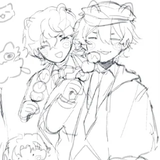 Sticker from Nesquik bsd @bungostraydogsc