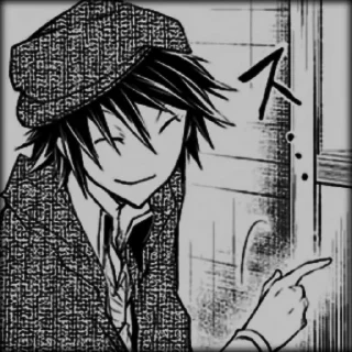 Sticker from × ranpo edogawa ×