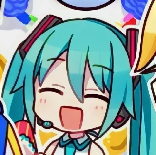 🌟 emoji Hatsune Miku Telegram sticker 17 of 38