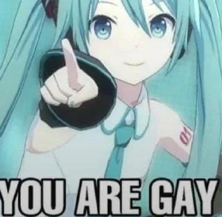 Sticker from Hatsune Miku