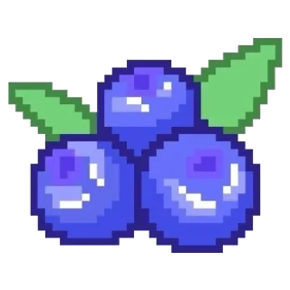 🫐 emoji Pixels @DozaEmoji Telegram sticker 21 of 120