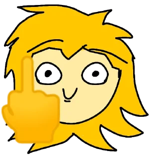 🖕 emoji Зарві фєн енд зікс by @Rcoffeerr Telegram sticker 11 of 33