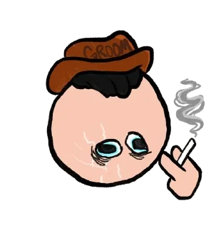 🚬 emoji The Groom Telegram sticker 15 of 71