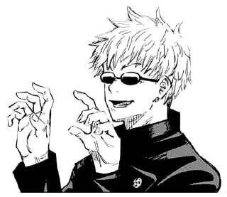 Sticker from Satoru Gojo