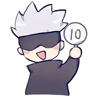 Sticker from Satoru Gojo
