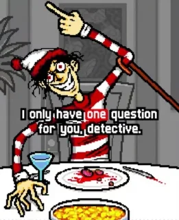 Sticker from Lumpy touch Waldo